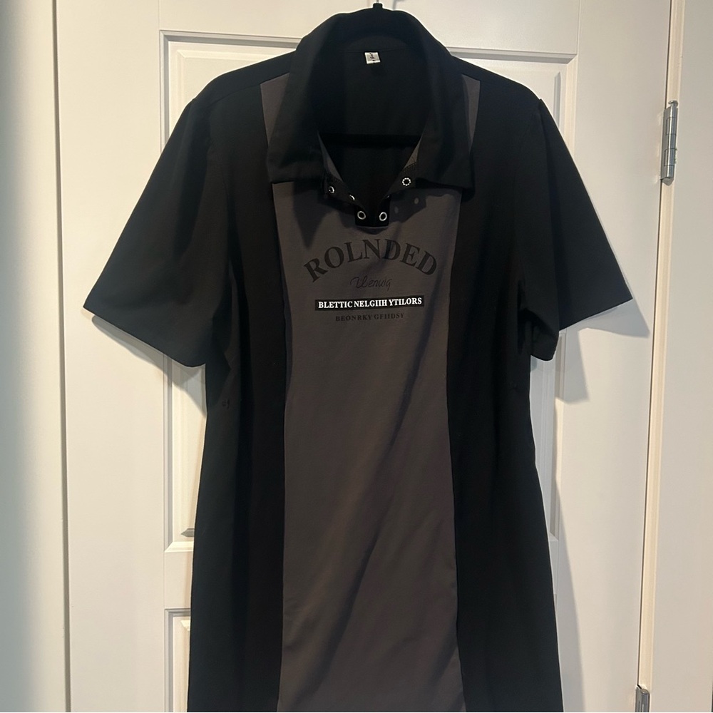 Women Black and Gray Dress